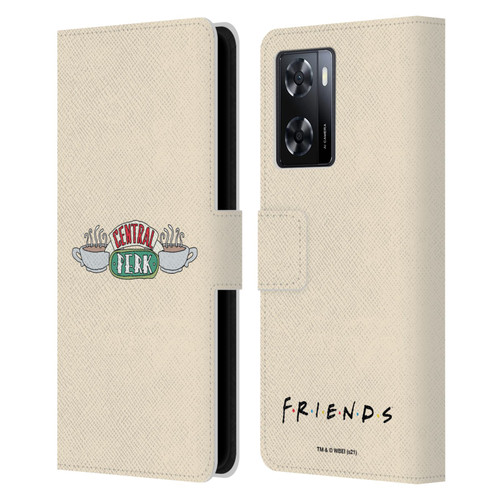 Friends TV Show Iconic Central Perk Leather Book Wallet Case Cover For OPPO A57s