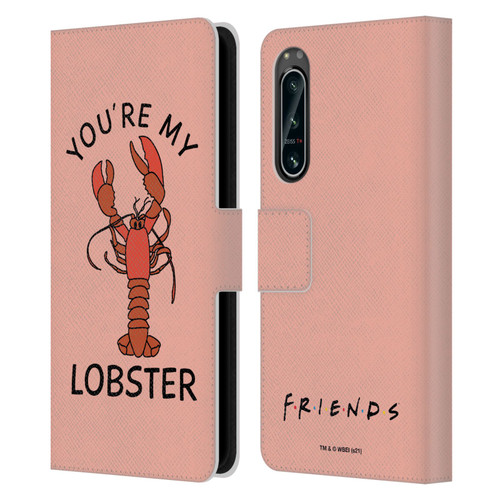 Friends TV Show Iconic Lobster Leather Book Wallet Case Cover For Sony Xperia 5 IV