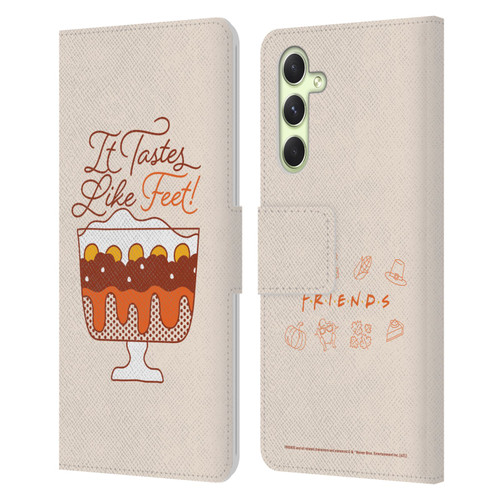 Friends TV Show Key Art Tastes Like Feet Leather Book Wallet Case Cover For Samsung Galaxy A54 5G