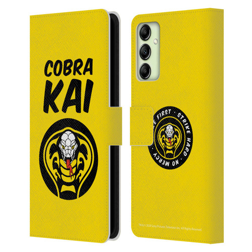 Cobra Kai Composed Art Logo 2 Leather Book Wallet Case Cover For Samsung Galaxy A14 5G