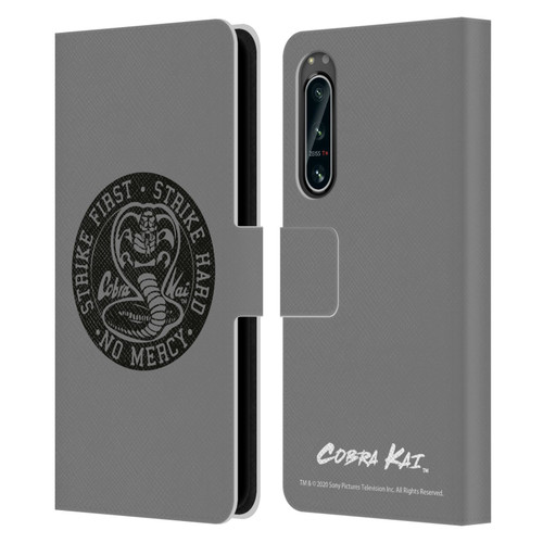 Cobra Kai Graphics Strike Logo 2 Leather Book Wallet Case Cover For Sony Xperia 5 IV