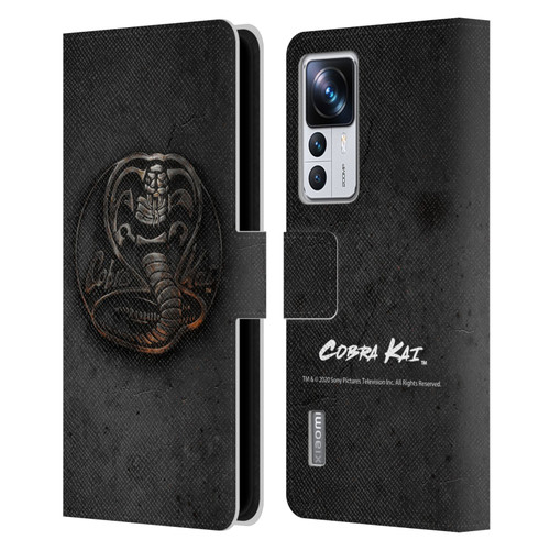 Cobra Kai Graphics Metal Logo Leather Book Wallet Case Cover For Xiaomi 12T Pro