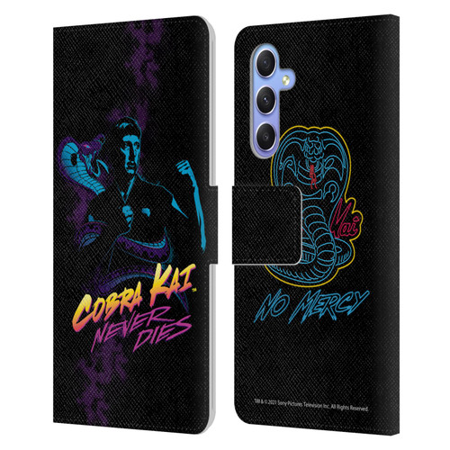 Cobra Kai Key Art Johnny Lawrence Never Dies Leather Book Wallet Case Cover For Samsung Galaxy A34 5G
