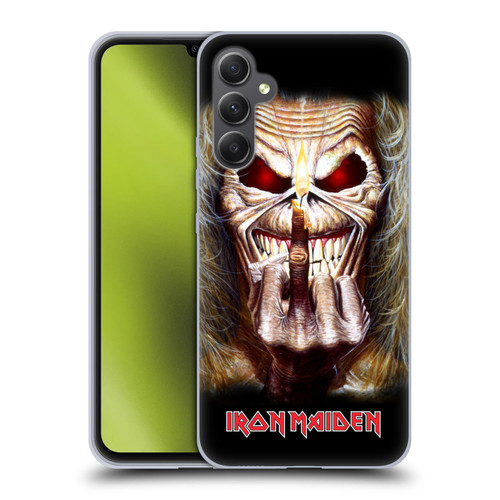 Iron Maiden Art Candle Finger Soft Gel Case for Samsung Galaxy A34 5G