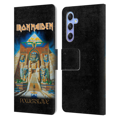 Iron Maiden Album Covers Powerslave Leather Book Wallet Case Cover For Samsung Galaxy A34 5G