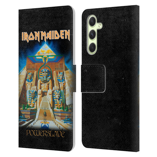 Iron Maiden Album Covers Powerslave Leather Book Wallet Case Cover For Samsung Galaxy A54 5G