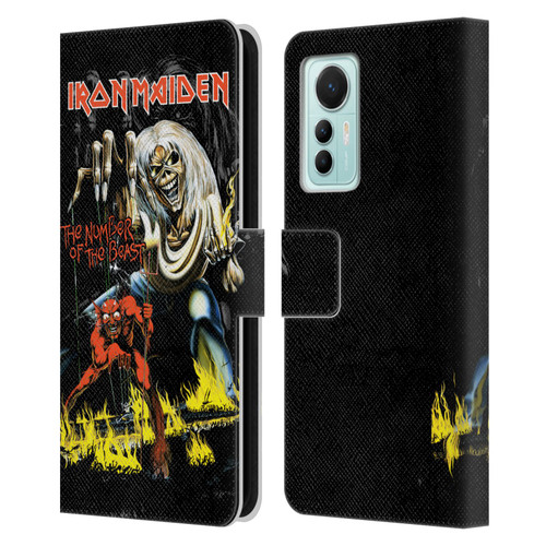 Iron Maiden Album Covers NOTB Leather Book Wallet Case Cover For Xiaomi 12 Lite