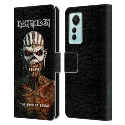 Iron Maiden Album Covers The Book Of Souls Leather Book Wallet Case Cover For Xiaomi 12 Lite