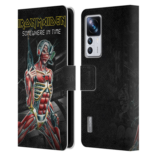 Iron Maiden Album Covers Somewhere Leather Book Wallet Case Cover For Xiaomi 12T Pro