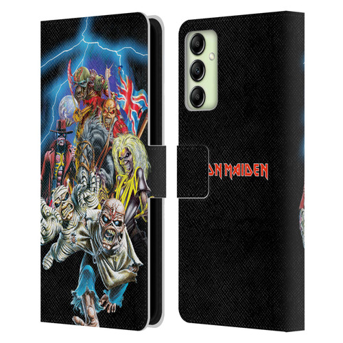 Iron Maiden Art Best Of Beast Leather Book Wallet Case Cover For Samsung Galaxy A14 5G
