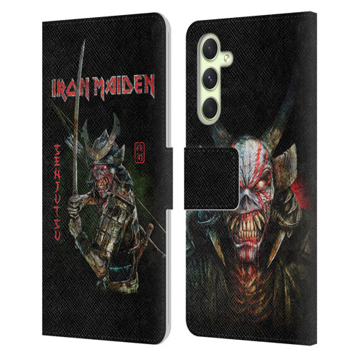 Iron Maiden Senjutsu Album Cover Leather Book Wallet Case Cover For Samsung Galaxy A54 5G