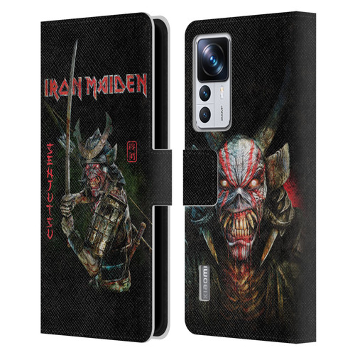 Iron Maiden Senjutsu Album Cover Leather Book Wallet Case Cover For Xiaomi 12T Pro