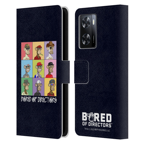 Bored of Directors Graphics Group Leather Book Wallet Case Cover For OPPO A57s