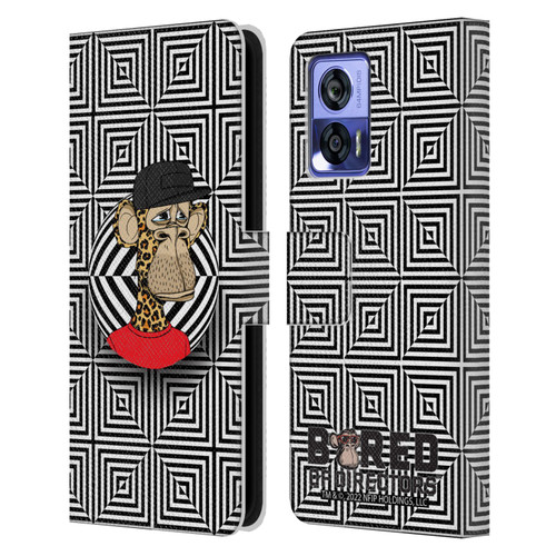 Bored of Directors Key Art APE #3179 Pattern Leather Book Wallet Case Cover For Motorola Edge 30 Neo 5G