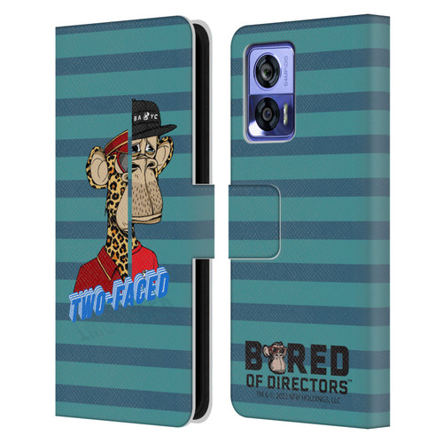 Bored of Directors Key Art Two-Faced Leather Book Wallet Case Cover For Motorola Edge 30 Neo 5G