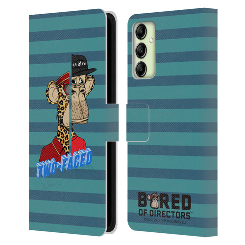 Bored of Directors Key Art Two-Faced Leather Book Wallet Case Cover For Samsung Galaxy A14 5G