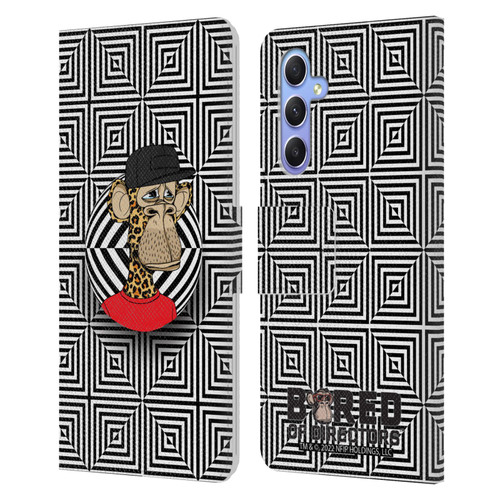 Bored of Directors Key Art APE #3179 Pattern Leather Book Wallet Case Cover For Samsung Galaxy A34 5G