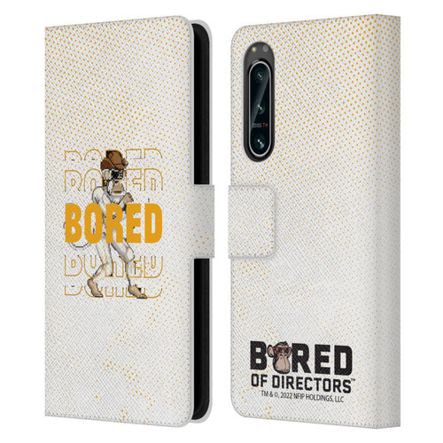 Bored of Directors Key Art Bored Leather Book Wallet Case Cover For Sony Xperia 5 IV