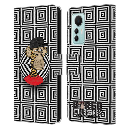 Bored of Directors Key Art APE #3179 Pattern Leather Book Wallet Case Cover For Xiaomi 12 Lite