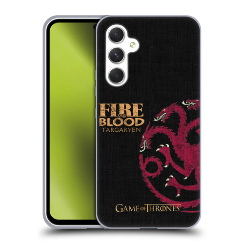 HBO Game of Thrones House Mottos Targaryen Soft Gel Case for Samsung Galaxy A54 5G