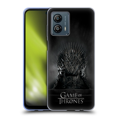 HBO Game of Thrones Key Art Iron Throne Soft Gel Case for Motorola Moto G53 5G