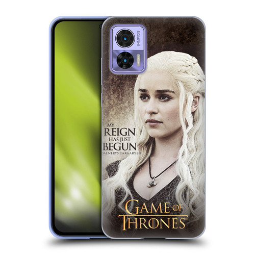 HBO Game of Thrones Character Quotes Daenerys Targaryen Soft Gel Case for Motorola Edge 30 Neo 5G