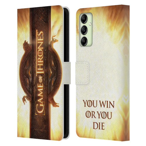 HBO Game of Thrones Key Art Opening Sequence Leather Book Wallet Case Cover For Samsung Galaxy A14 5G