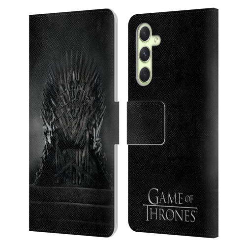 HBO Game of Thrones Key Art Iron Throne Leather Book Wallet Case Cover For Samsung Galaxy A54 5G