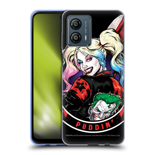 Batman DC Comics Harley Quinn Graphics Puddin Soft Gel Case for Motorola Moto G53 5G