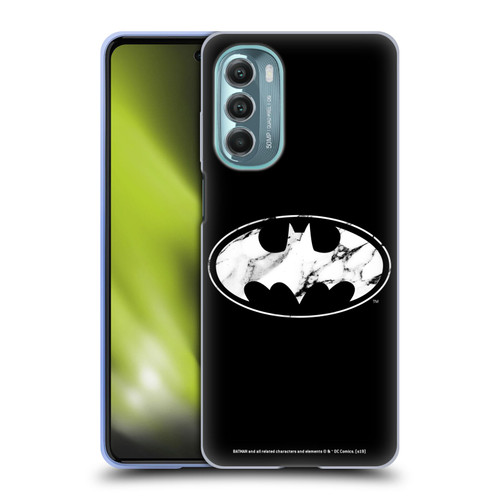 Batman DC Comics Logos Marble Soft Gel Case for Motorola Moto G Stylus 5G (2022)