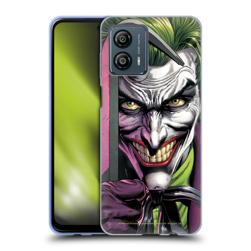 Batman DC Comics Three Jokers The Clown Soft Gel Case for Motorola Moto G53 5G
