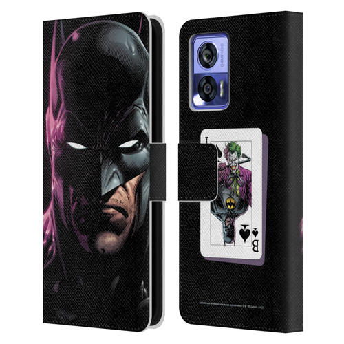 Batman DC Comics Three Jokers Batman Leather Book Wallet Case Cover For Motorola Edge 30 Neo 5G