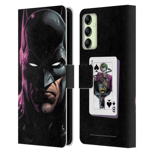 Batman DC Comics Three Jokers Batman Leather Book Wallet Case Cover For Samsung Galaxy A14 5G