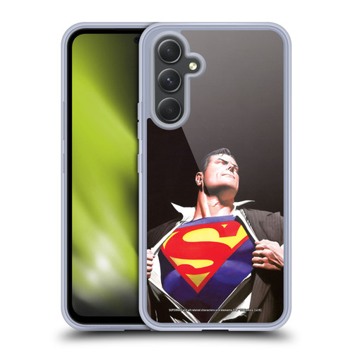 Superman DC Comics Famous Comic Book Covers Forever Soft Gel Case for Samsung Galaxy A54 5G