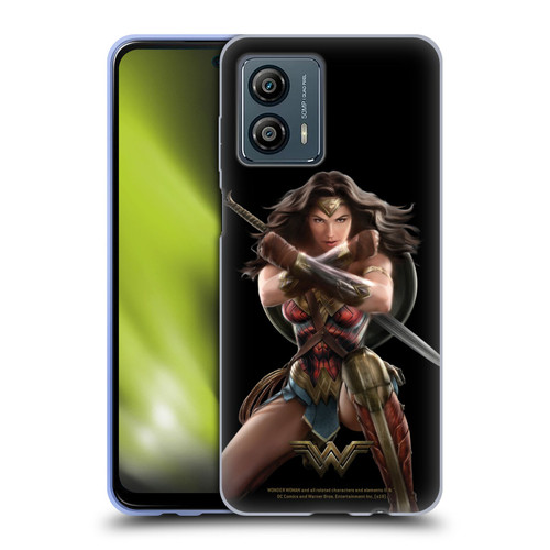 Wonder Woman Movie Character Art Bracelets Of Submission Soft Gel Case for Motorola Moto G53 5G