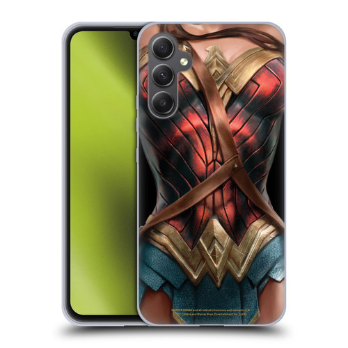 Wonder Woman Movie Character Art Costume Soft Gel Case for Samsung Galaxy A34 5G