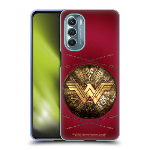 Wonder Woman Movie Logos Shield And Arrows Soft Gel Case for Motorola Moto G Stylus 5G (2022)
