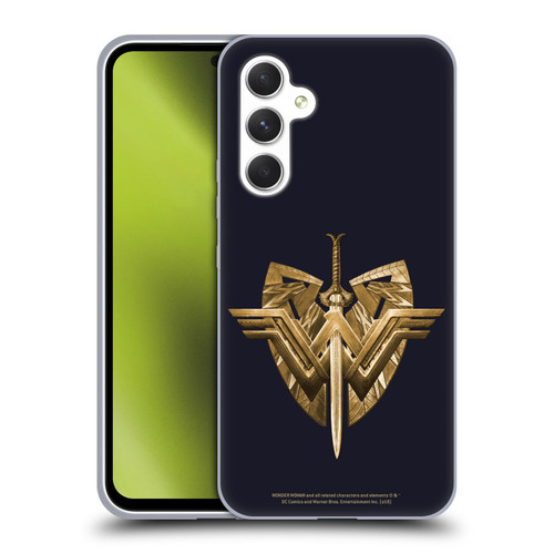 Wonder Woman Movie Logos Sword And Shield Soft Gel Case for Samsung Galaxy A54 5G