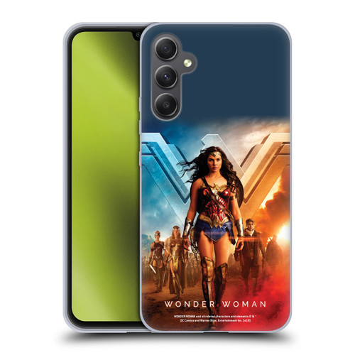 Wonder Woman Movie Posters Group Soft Gel Case for Samsung Galaxy A34 5G
