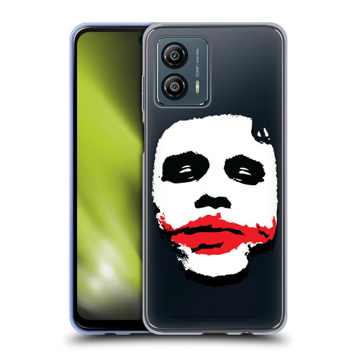 The Dark Knight Character Art Joker Face Soft Gel Case for Motorola Moto G53 5G