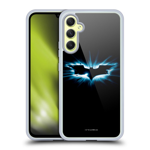 The Dark Knight Graphics Logo Black Soft Gel Case for Samsung Galaxy A34 5G