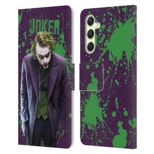 The Dark Knight Graphics Character Art Leather Book Wallet Case Cover For Samsung Galaxy A54 5G