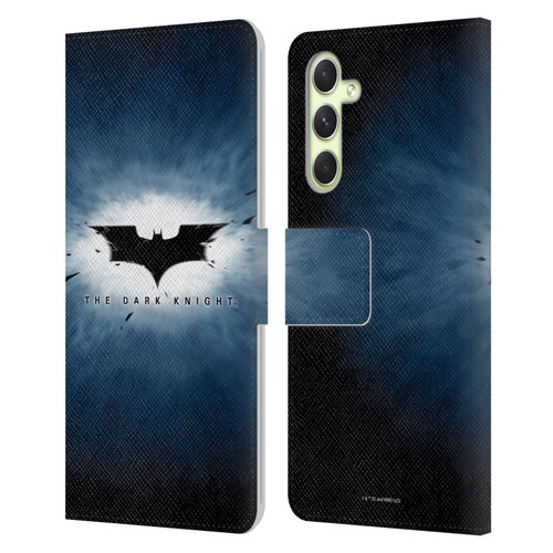 The Dark Knight Graphics Logo Leather Book Wallet Case Cover For Samsung Galaxy A54 5G