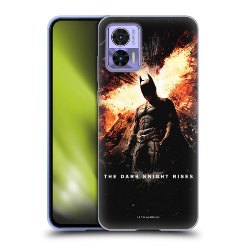 The Dark Knight Rises Key Art Batman Poster Soft Gel Case for Motorola Edge 30 Neo 5G