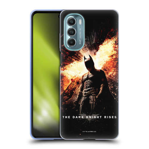 The Dark Knight Rises Key Art Batman Poster Soft Gel Case for Motorola Moto G Stylus 5G (2022)