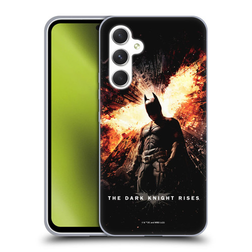 The Dark Knight Rises Key Art Batman Poster Soft Gel Case for Samsung Galaxy A54 5G