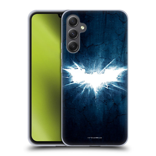 The Dark Knight Rises Logo Grunge Soft Gel Case for Samsung Galaxy A34 5G
