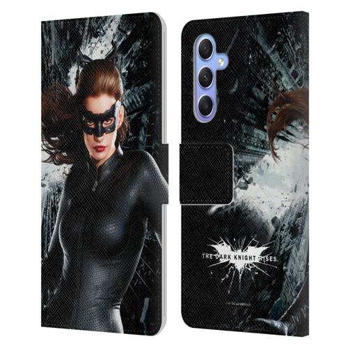The Dark Knight Rises Character Art Catwoman Leather Book Wallet Case Cover For Samsung Galaxy A34 5G