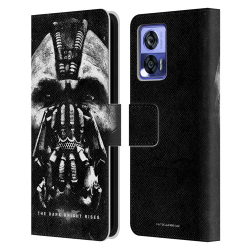The Dark Knight Rises Key Art Bane Leather Book Wallet Case Cover For Motorola Edge 30 Neo 5G