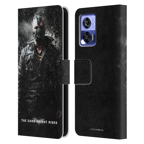 The Dark Knight Rises Key Art Bane Rain Poster Leather Book Wallet Case Cover For Motorola Edge 30 Neo 5G